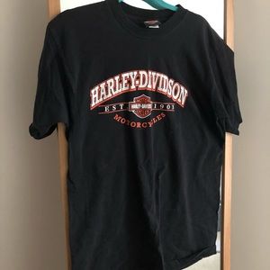 Vintage Harley Davidson Graphic Tee Sz L